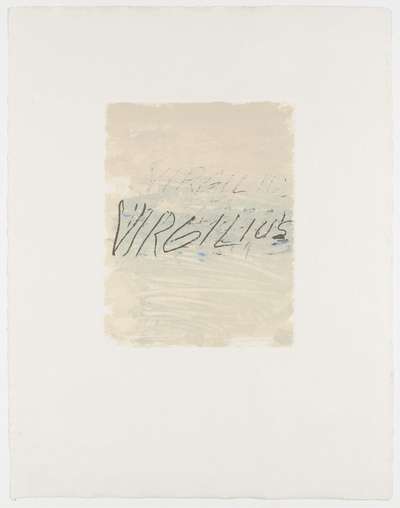 Virgilius - Signed Print by Cy Twombly 1975 - MyArtBroker