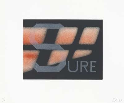 Sure - Signed Print by Ed Ruscha 1989 - MyArtBroker