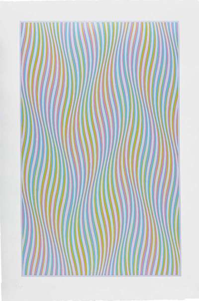 Elapse - Signed Print by Bridget Riley 1982 - MyArtBroker