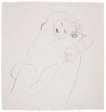 Celia Reclining - Signed Print