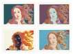 Details Of Renaissance Paintings (Sandro Botticelli, Birth Of Venus, F. & S. II.316 - 319) (complete set) - Signed Print