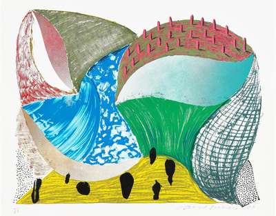 Gorge d'Incre - Signed Print by David Hockney 1993 - MyArtBroker