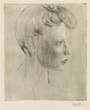 Pablo Picasso: Tête De Femme De Profil - Unsigned Print