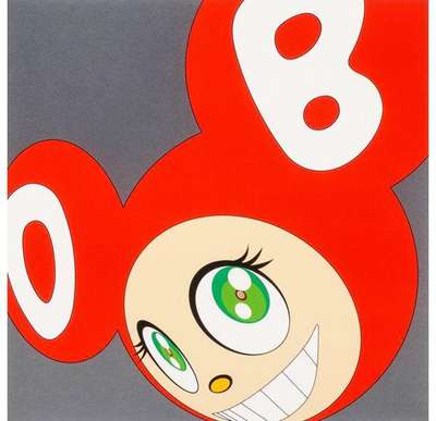 And Then And Then And Then And Then And Then (red) - Signed Print by Takashi Murakami 1999 - MyArtBroker