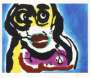 Karel Appel: Night Faces On Broadway II - Signed Print