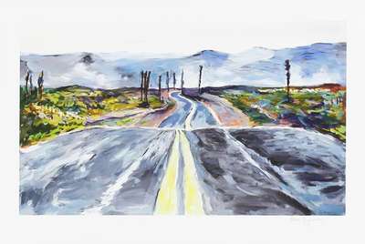 Endless Highway (2016) - Signed Print by Bob Dylan 2016 - MyArtBroker