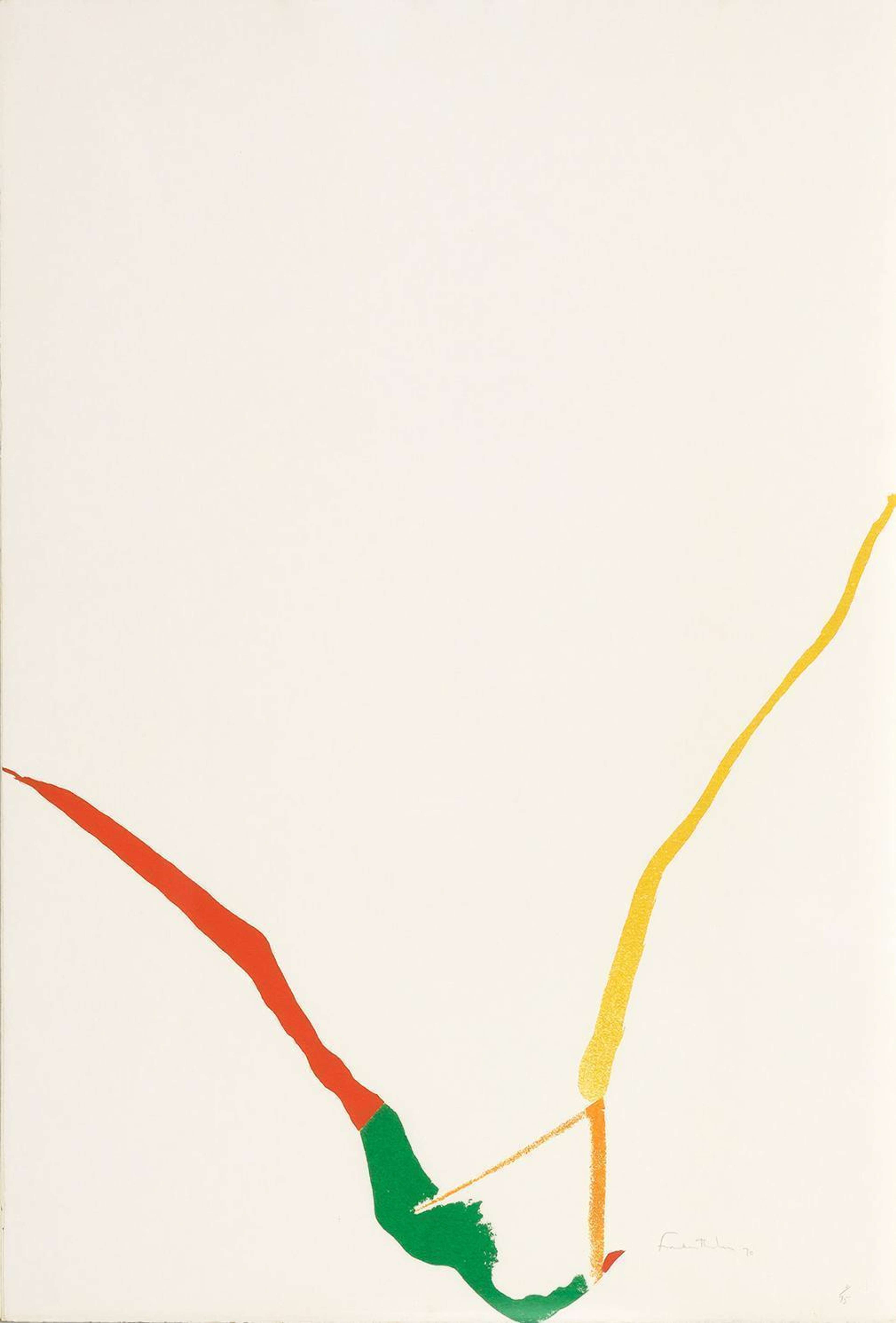 What Red Lines Can Do (H. 24) - Signed Print by Helen Frankenthaler 1970 - MyArtBroker