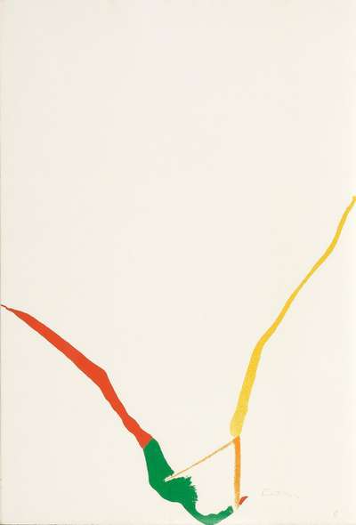 What Red Lines Can Do (H. 24) - Signed Print by Helen Frankenthaler 1970 - MyArtBroker