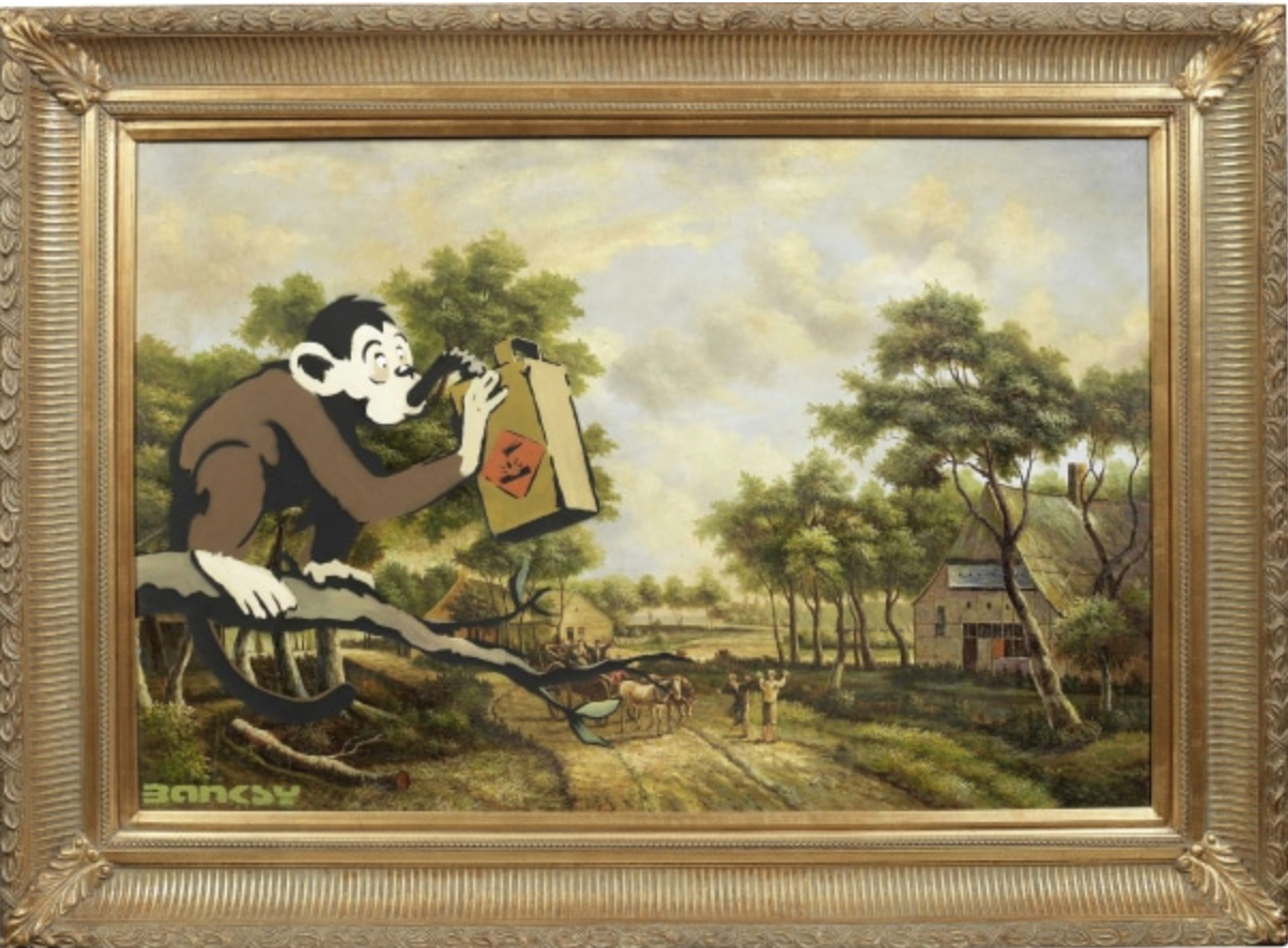 Monkey Poison de Banksy - MyArtBroker