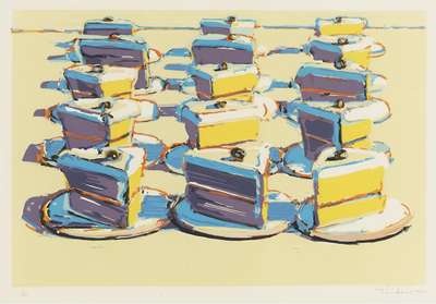 Boston Cremes - Signed Print by Wayne Thiebaud 1970 - MyArtBroker