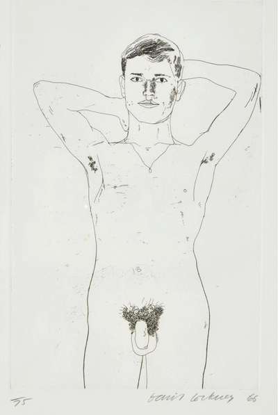 In An Old Book - Signed Print by David Hockney 1966 - MyArtBroker