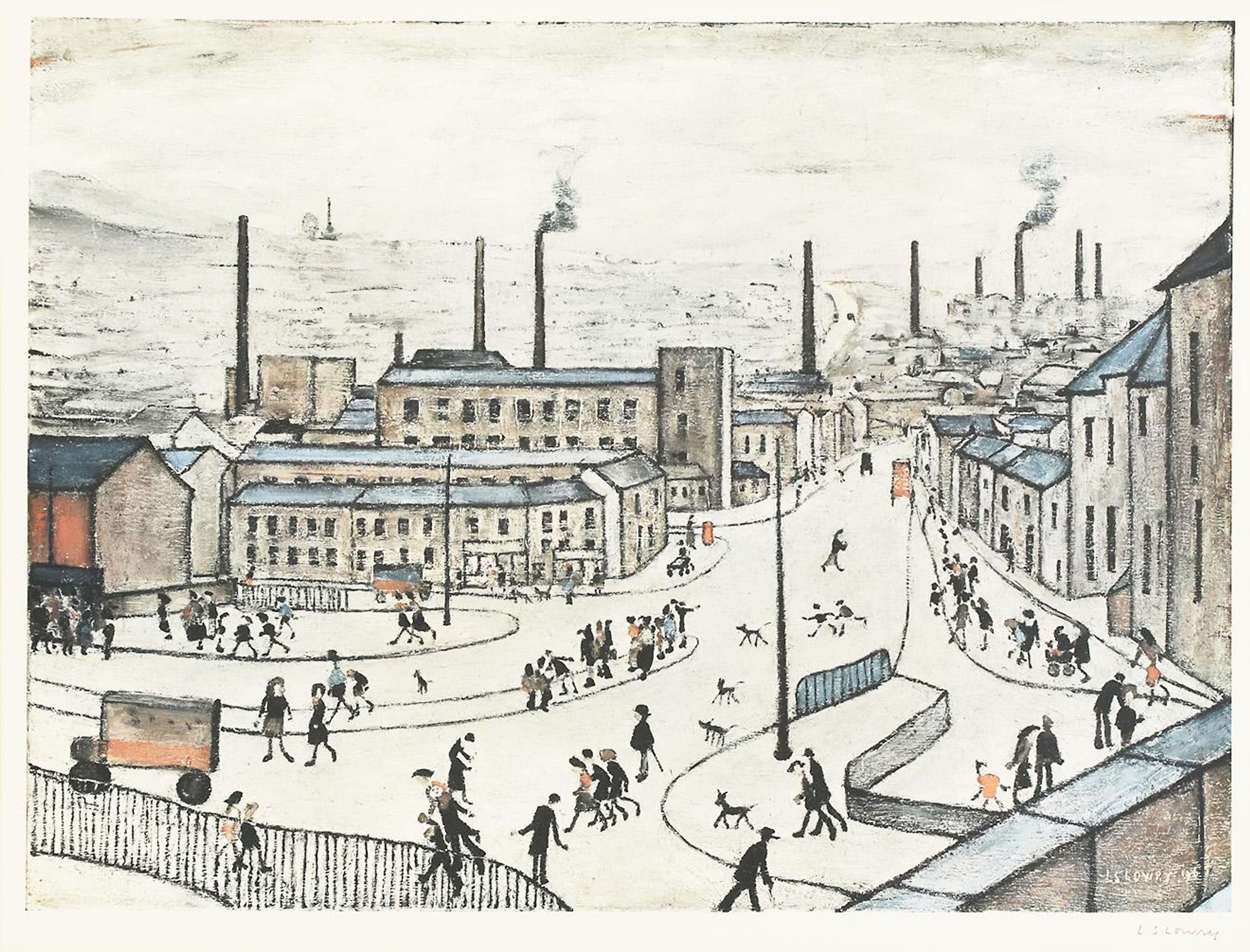 Huddersfield de LS Lowry