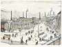 L S Lowry: Huddersfield - Signed Print