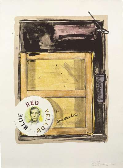 Souvenir (ULAE 82) - Signed Print by Jasper Johns 1970 - MyArtBroker