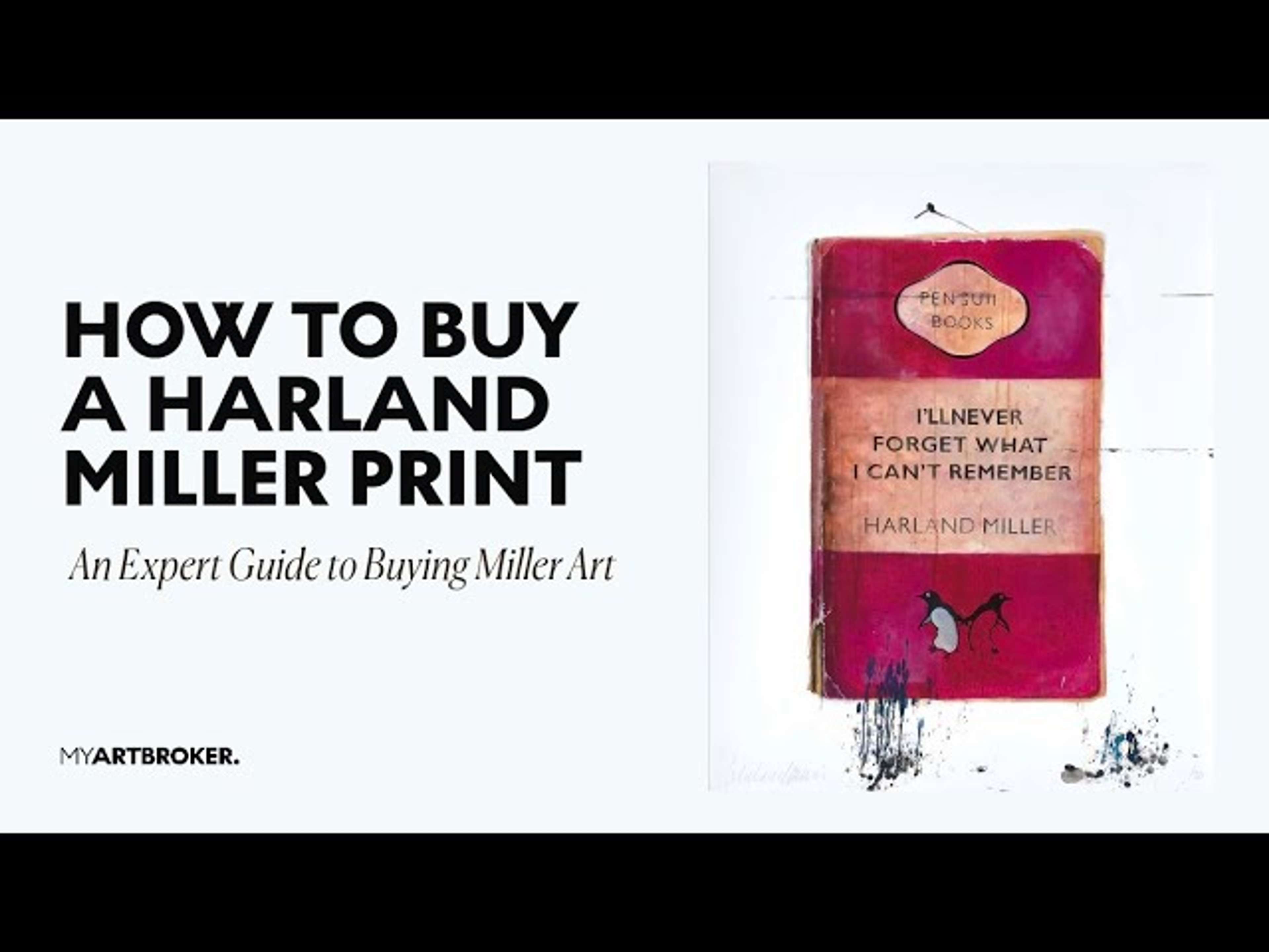 Guide de l'acheteur sur Harland Miller