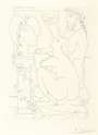 Pablo Picasso: Sculpteur Avec Coupe Et Modèle Accroupi - Signed Print