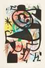 Joan Miro: Le Pitre Rose - Signed Print