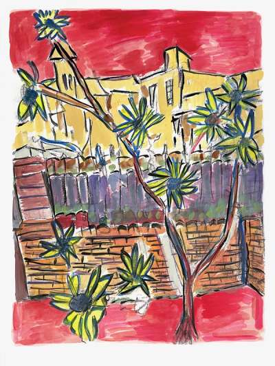 Sunflowers (2016) - Signed Print by Bob Dylan 2016 - MyArtBroker
