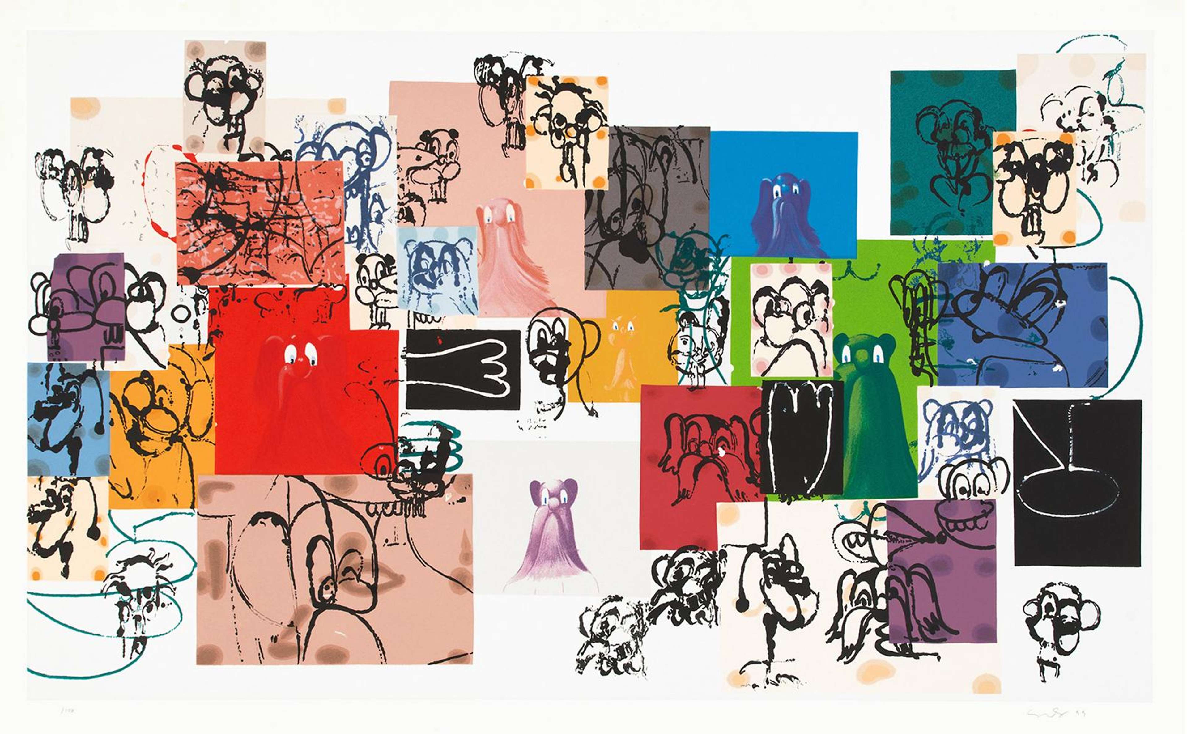 L'œuvre, publiée par le Lincoln Center, représente plusieurs visages sur un fond composé d'une série de couleurs unies.