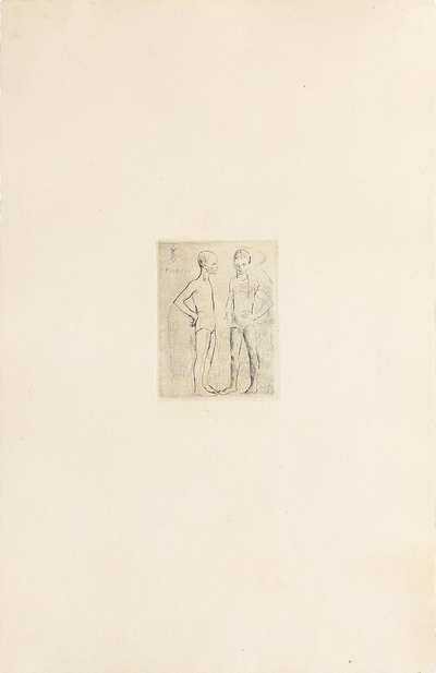 Les Deux Saltimbanques - Unsigned Print by Pablo Picasso 1905 - MyArtBroker