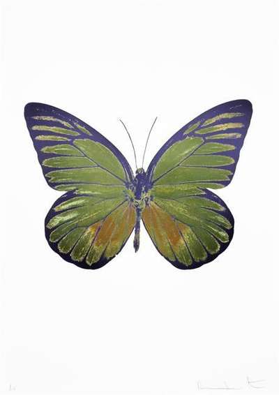 The Souls I (leaf green, oriental gold, Westminster blue) - Signed Print by Damien Hirst 2010 - MyArtBroker