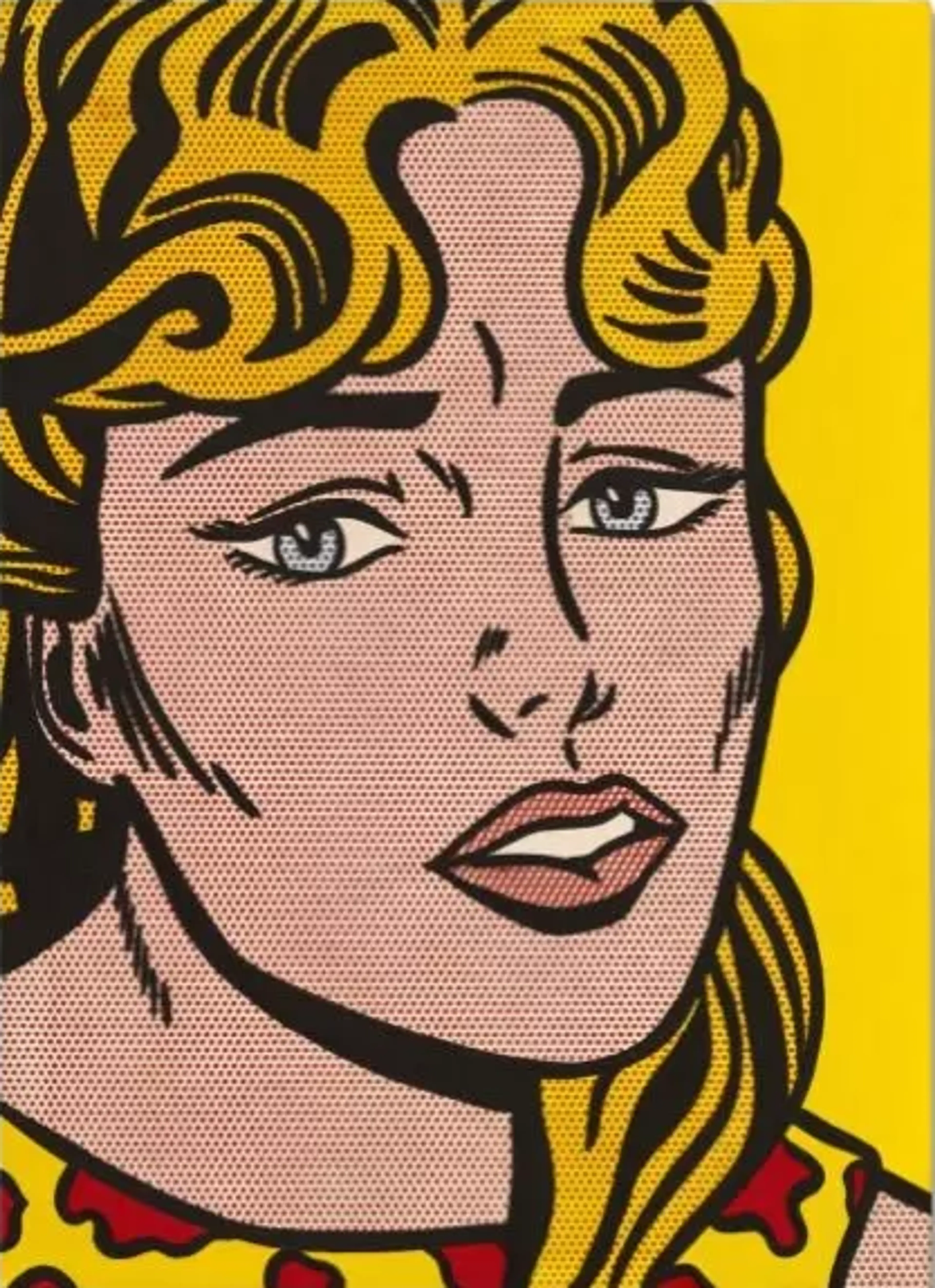 Anxious Girl by Roy Lichtenstein