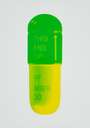 Damien Hirst: The Cure (mint blue, apple green, lemon yellow) - Signed Print
