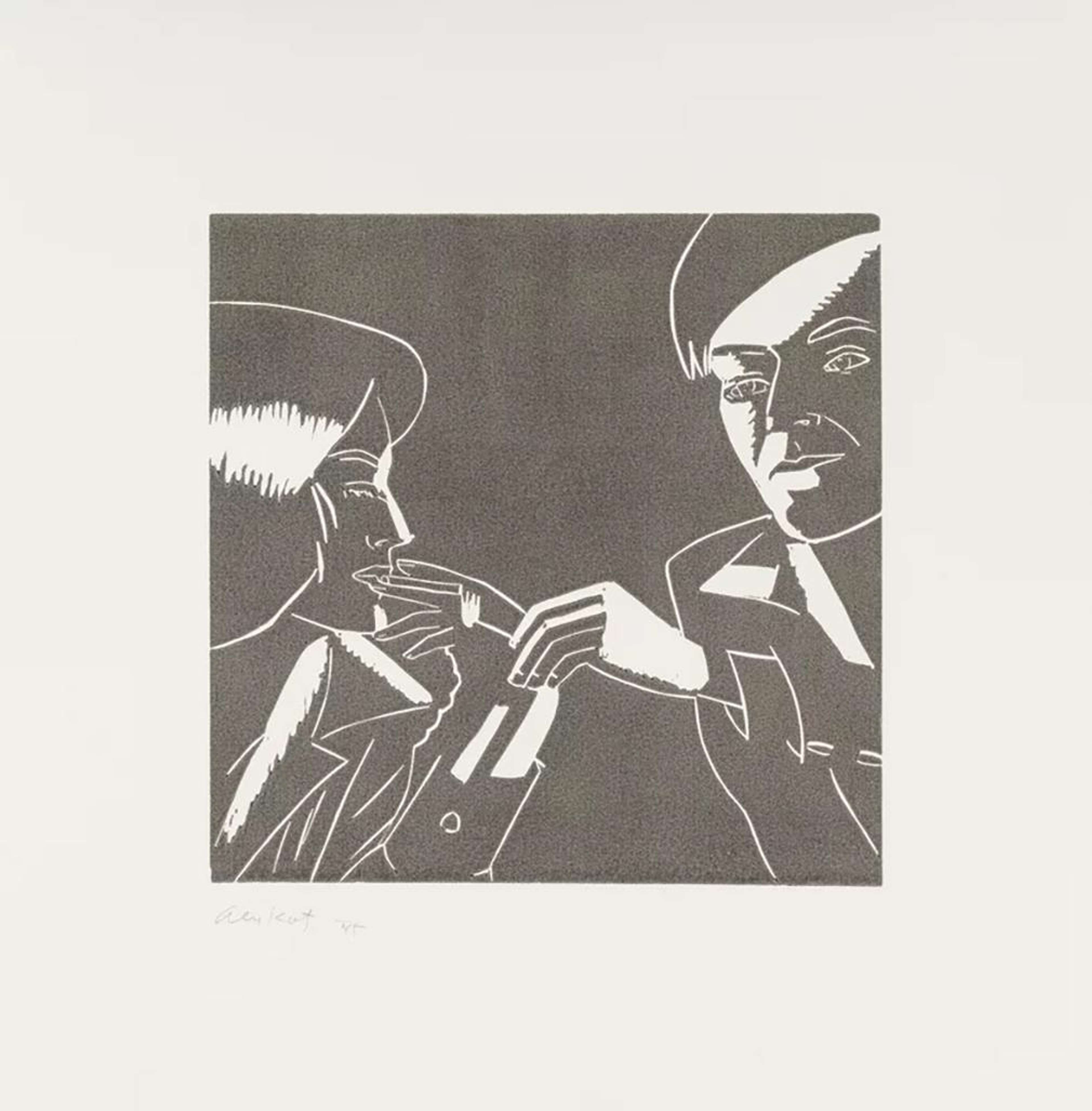 Carter & Phyllis - Signed Print by Alex Katz 1986 - MyArtBroker