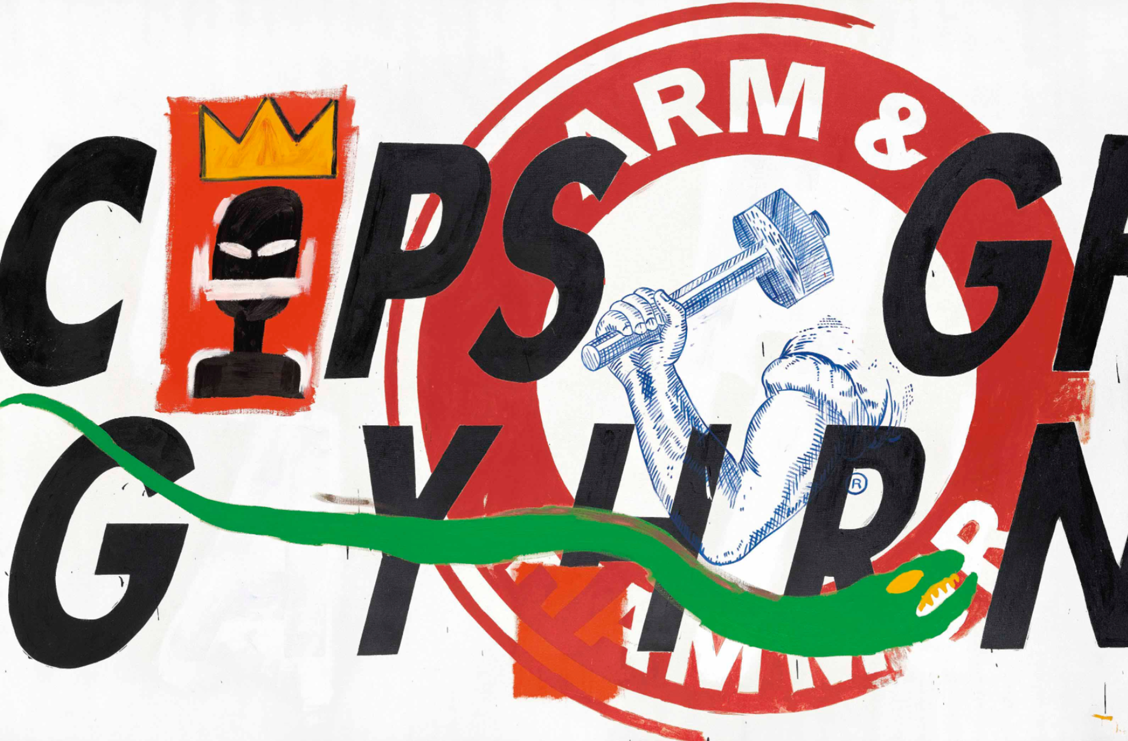 Arm and Hammer par Jean-Michel Basquiat et Andy Warhol - MyArtBroker