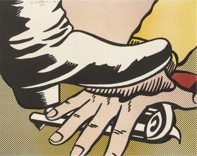 Foot And Hand - Signed Print by Roy Lichtenstein 1964 - MyArtBroker