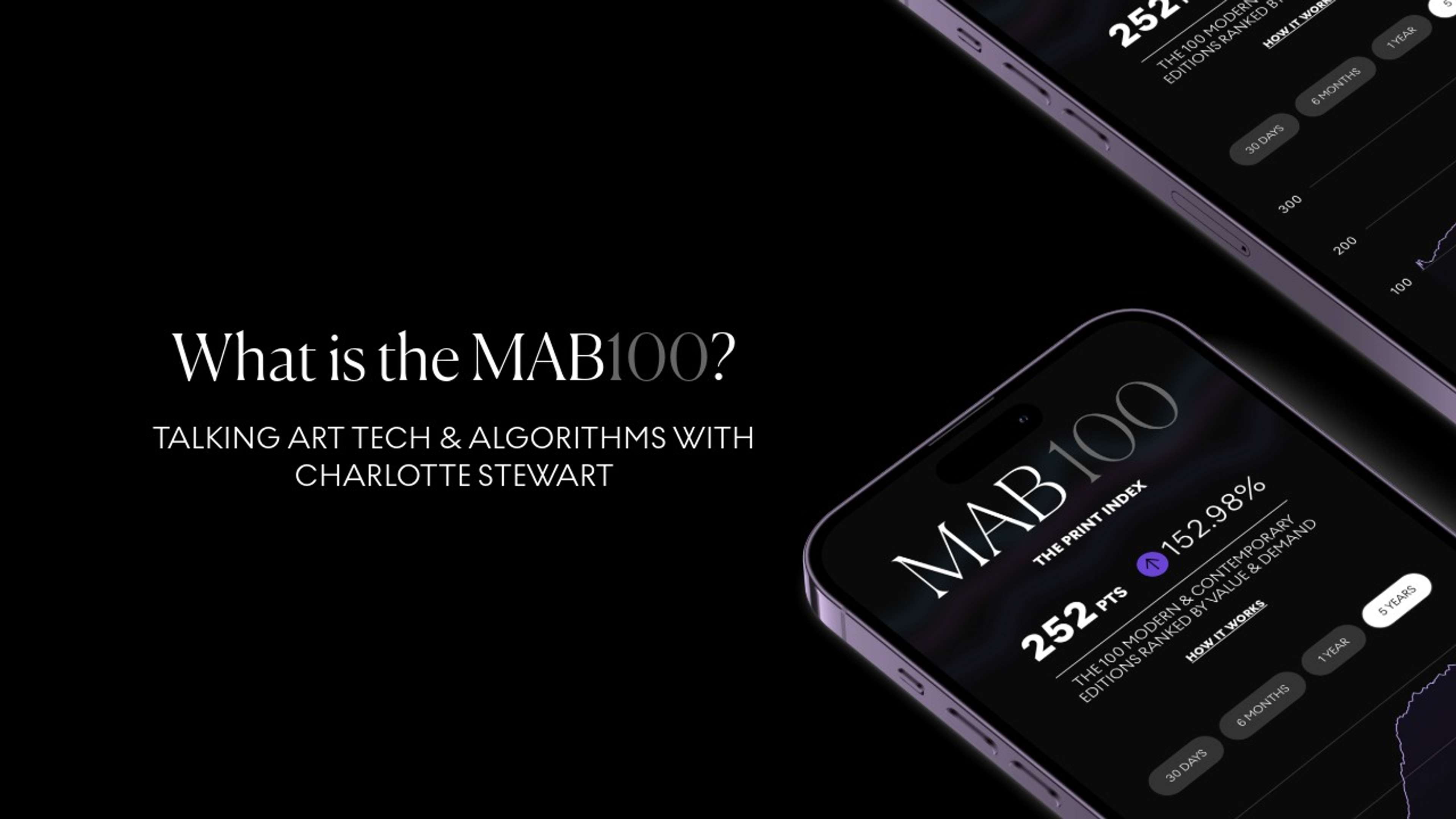 Qu'est-ce que le MAB100 ? Parler technologie artistique et algorithmes
