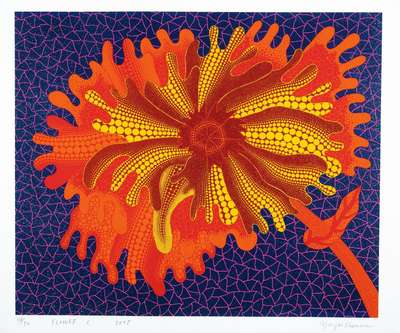 Flower C - Signed Print by Yayoi Kusama 2005 - MyArtBroker