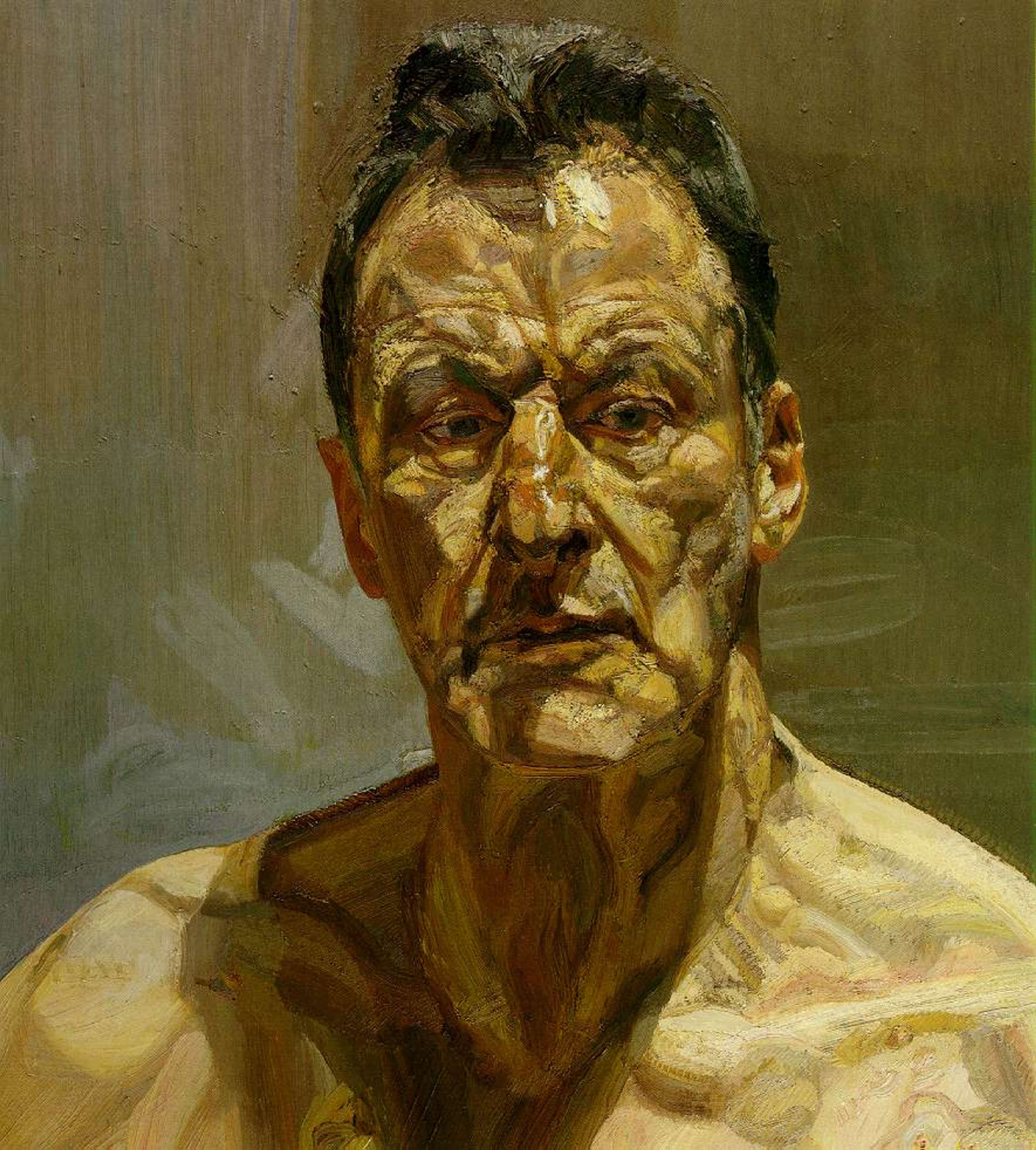 Portrait, tête et épaules, d'un homme âgé