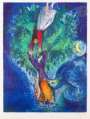 Marc Chagall: Plate 6 (Four Tales from The Arabian Nights) - Signed Print