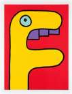 Yellow Crocodile - Signed Print