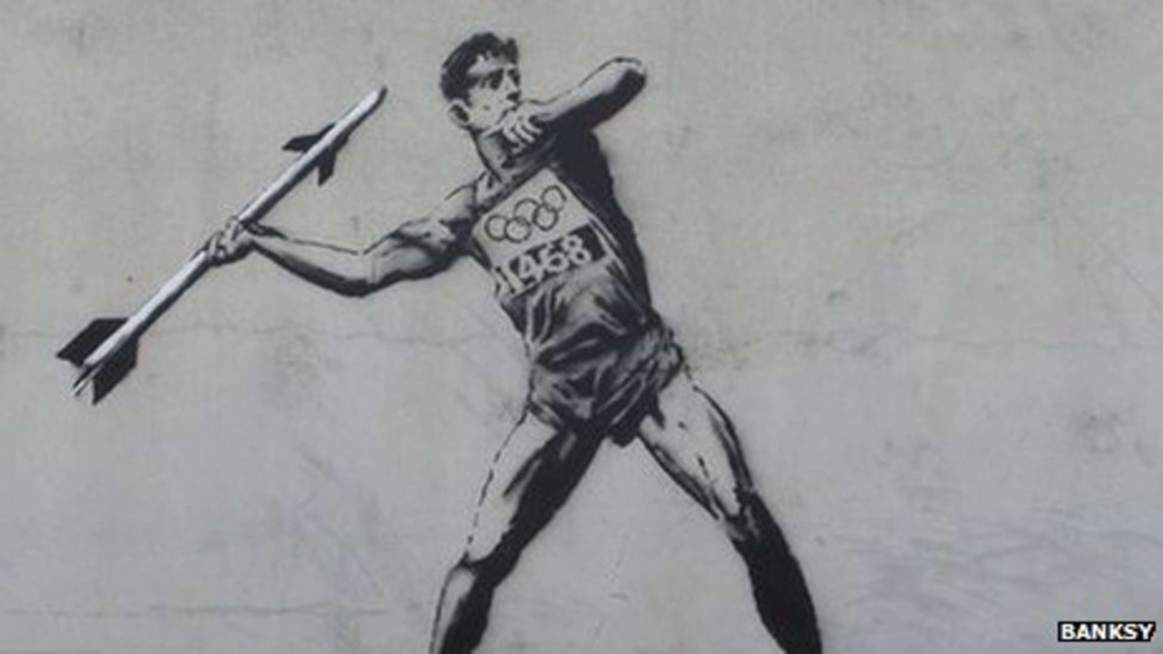Hackney accueille les Jeux Olympiques de Banksy - MyArtBroker
