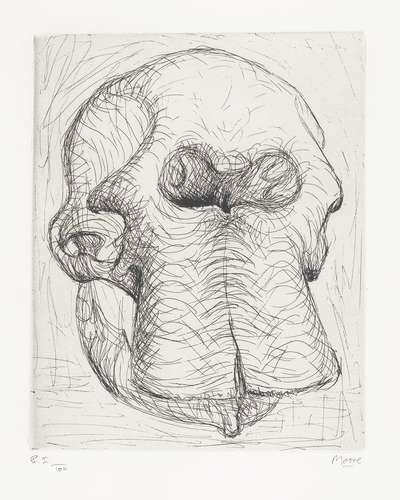 Elephant Skull I - Signed Print by Henry Moore 1970 - MyArtBroker
