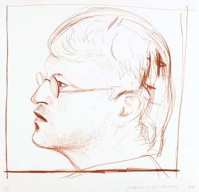 Self Portrait - Signed Print by David Hockney 1980 - MyArtBroker