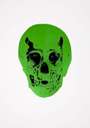 Damien Hirst: The Dead (lime green, raven black) - Signed Print