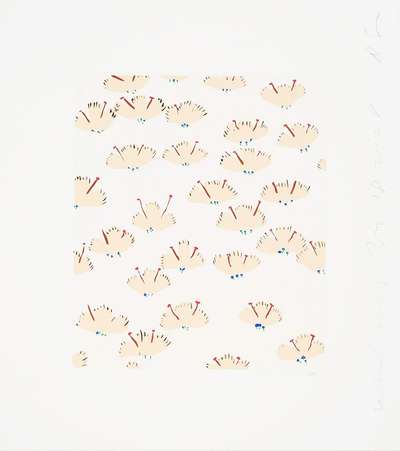Wallflower 20 - Signed Print by Donald Sultan 2008 - MyArtBroker