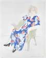 David Hockney: Celia In A Wicker Chair - Signed Print
