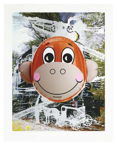 Monkey Train (green) - Signed Print by Jeff Koons 2007 - MyArtBroker