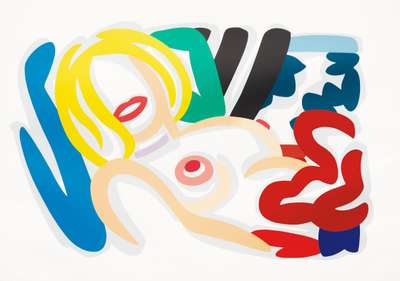Big Blonde With Choker - Signed Print by Tom Wesselmann 1992 - MyArtBroker