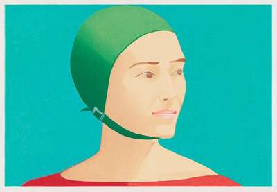 The Green Cap - Signed Print by Alex Katz 1985 - MyArtBroker