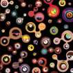 Jellyfish Eyes (black 4) - Signed Print