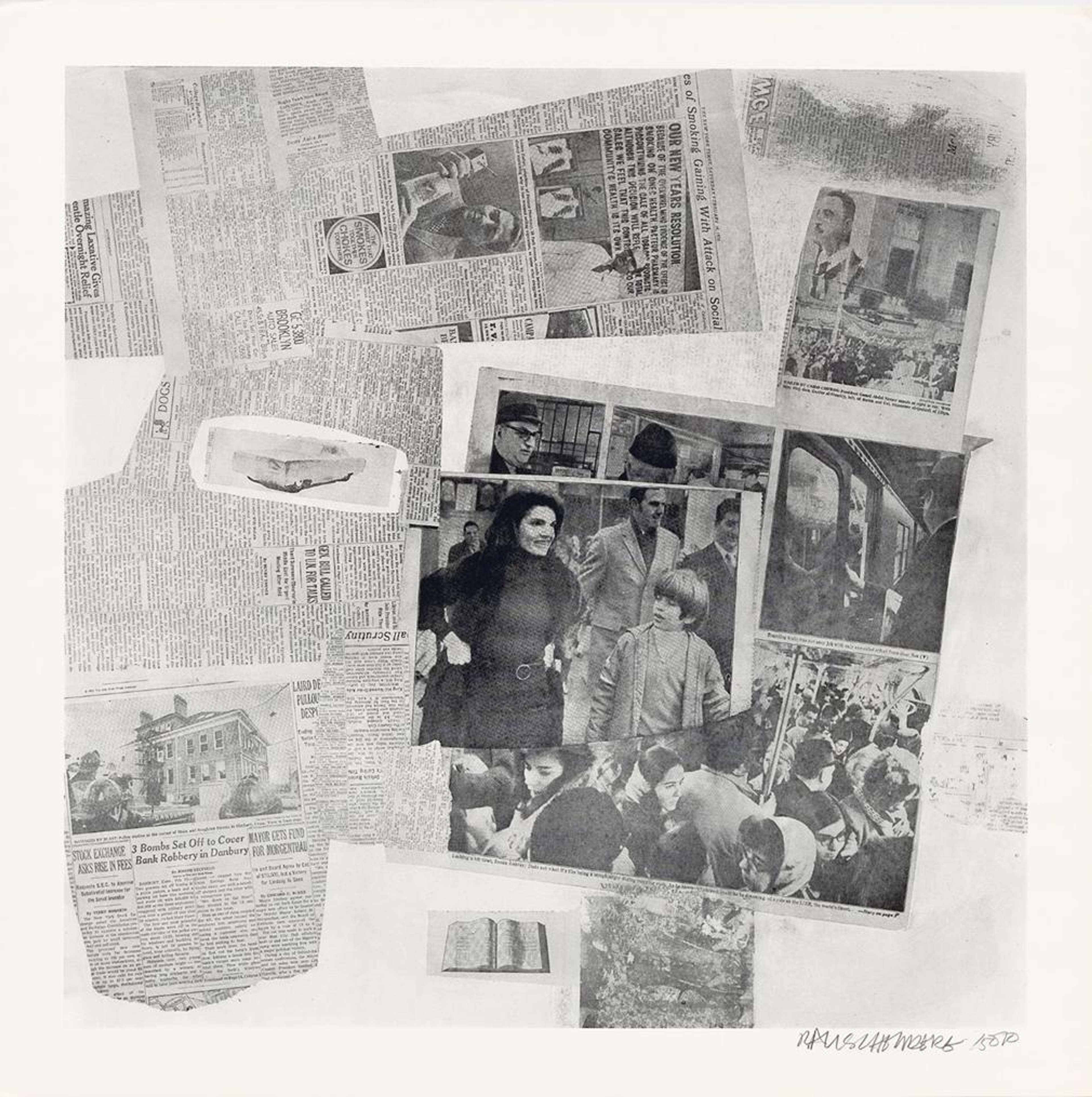 Features II - Signed Print by Robert Rauschenberg 1970 - MyArtBroker