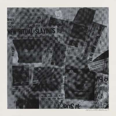 Surface VIII - Signed Print by Robert Rauschenberg 1970 - MyArtBroker