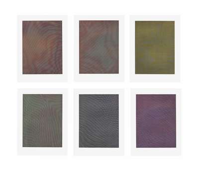 Mesh Moire (complete set) - Signed Print by Tauba Auerbach 2012 - MyArtBroker