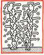 Keith Haring: Three Lithographs 3 - Signed Print