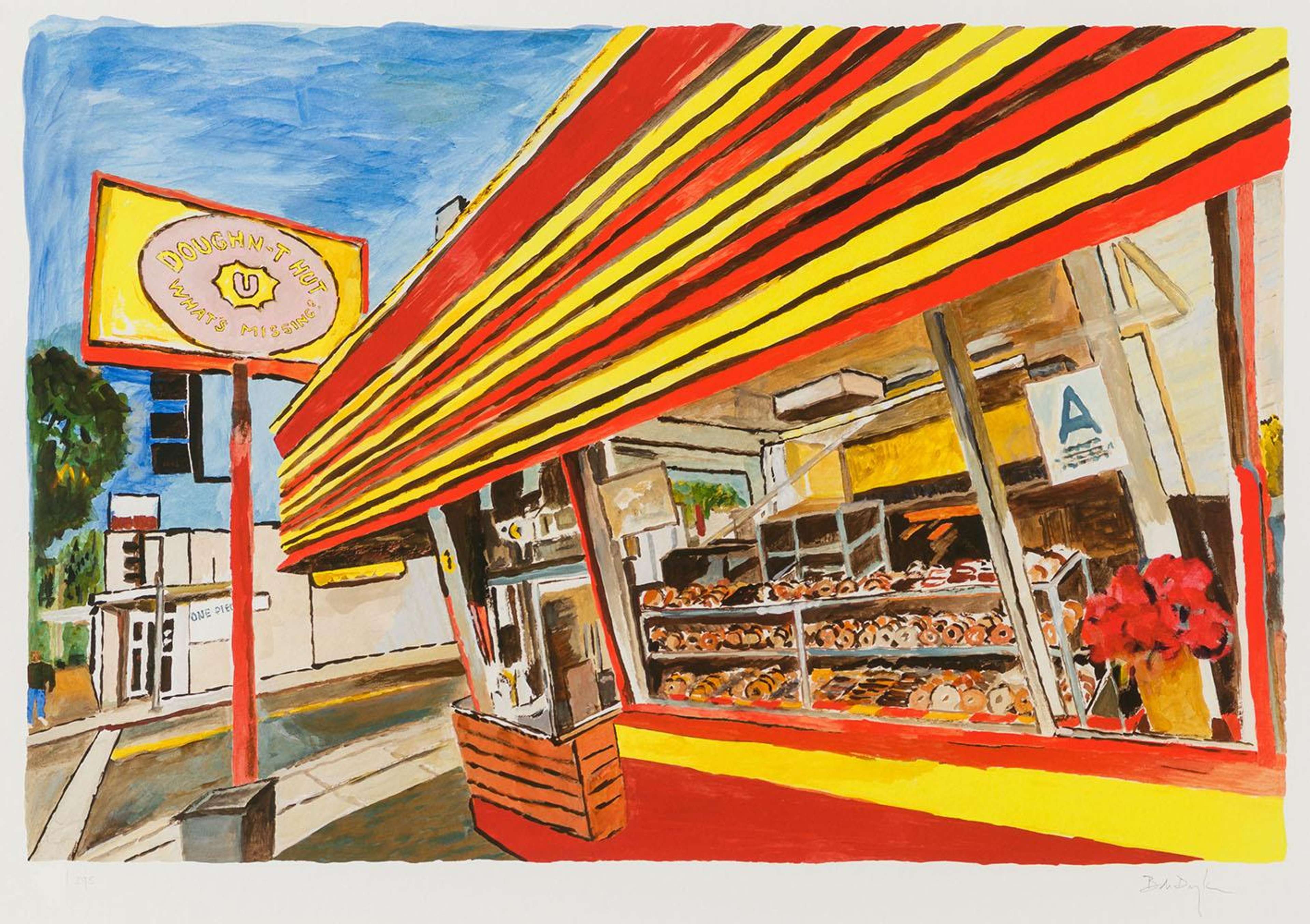 Donut Shop - Signed Print by Bob Dylan 2016 - MyArtBroker